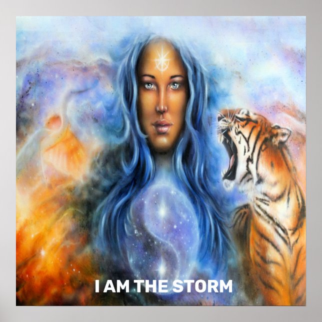 Póster Soy El Poster De La Tormenta (Frente)