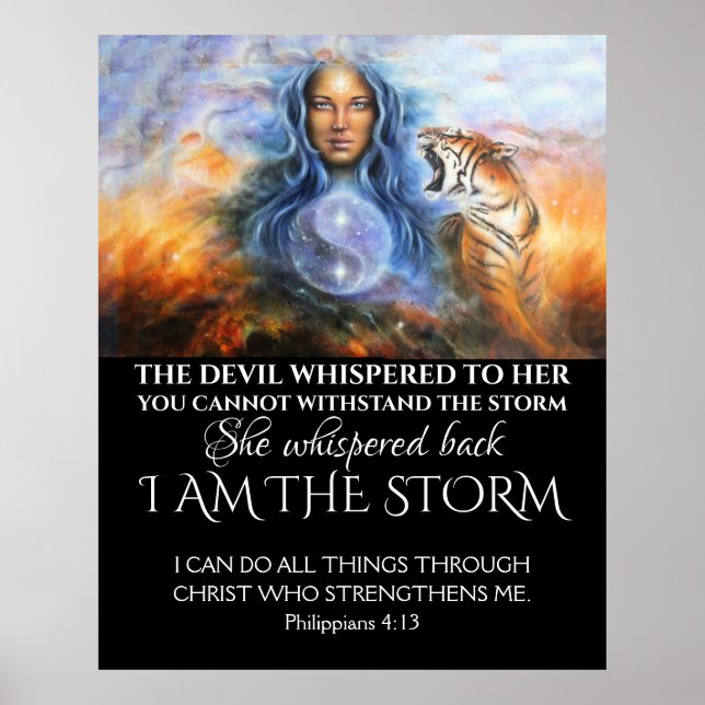 Póster Soy El Poster De La Tormenta (Frente)