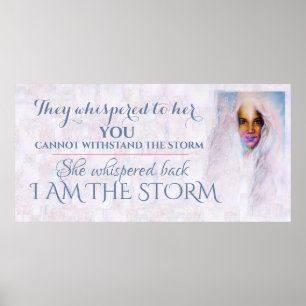 Póster Soy El Poster De La Tormenta