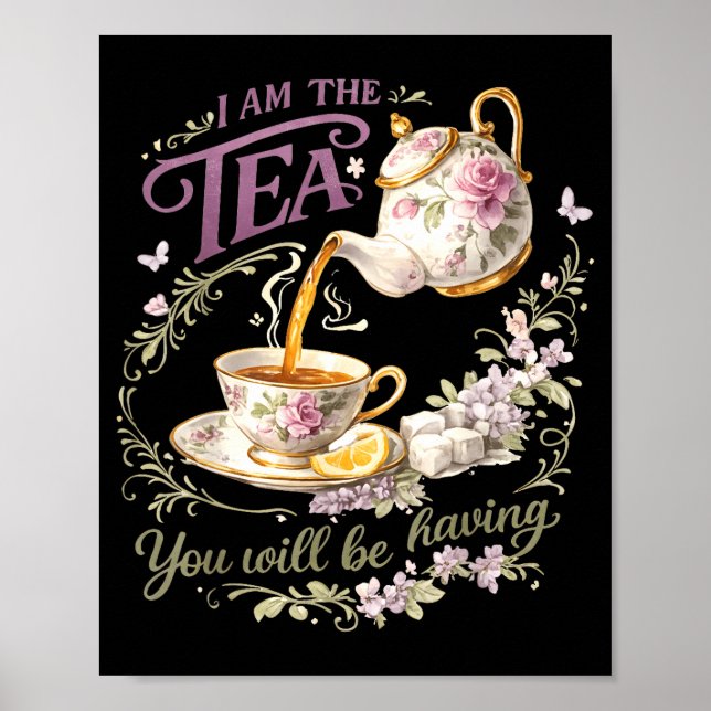 Póster Soy el té que vas a tomar  (Frente)