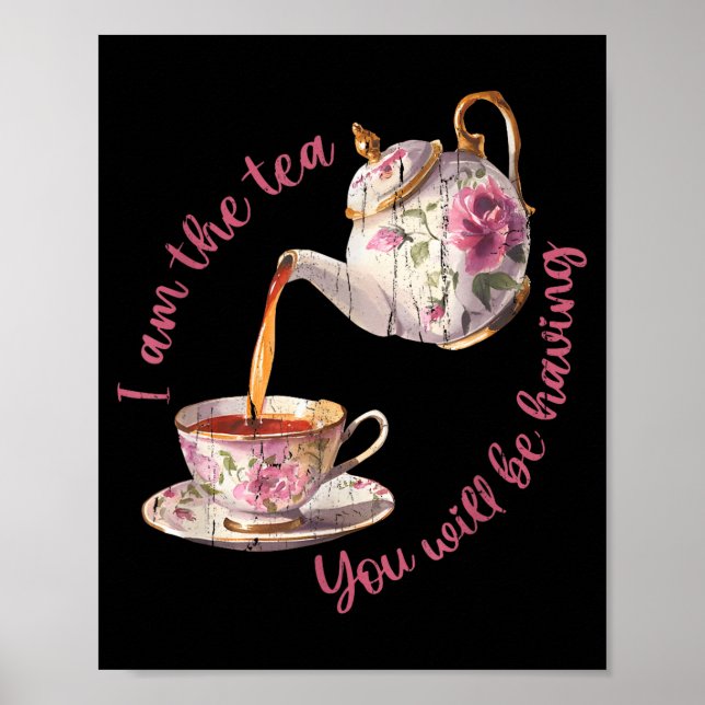 Póster Soy el té que vas a tomar  (Frente)