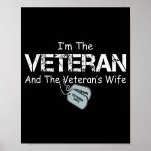 Póster Soy el veterano y la esposa del veterano