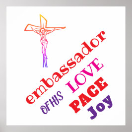 Póster SOY embajador de su AMOR