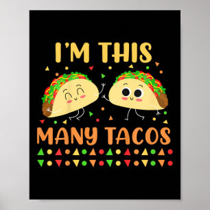 Póster Soy esta quinta fiesta de cumpleaños de muchos tac