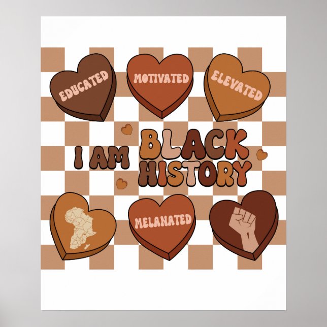 Póster Soy historia negra (Frente)