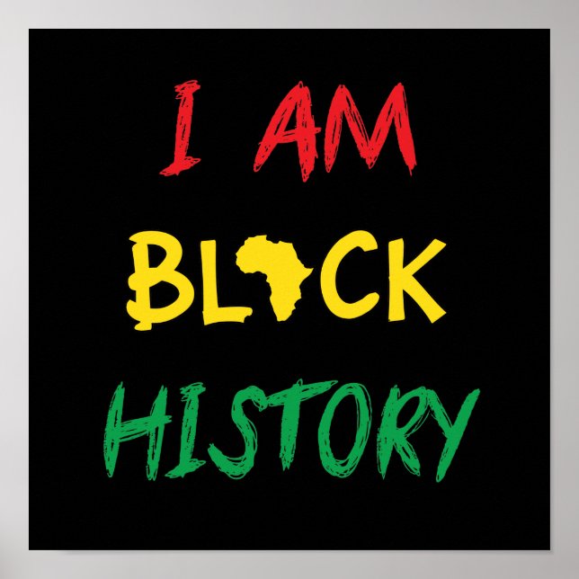 Póster Soy historia negra (Frente)
