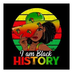 Póster Soy Historia Negra África América