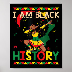Póster Soy Historia Negra Para Mujeres Chicas Niños
