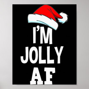Póster Soy Jolly Af Pajama, Sudadera Navideña Adulta Trav