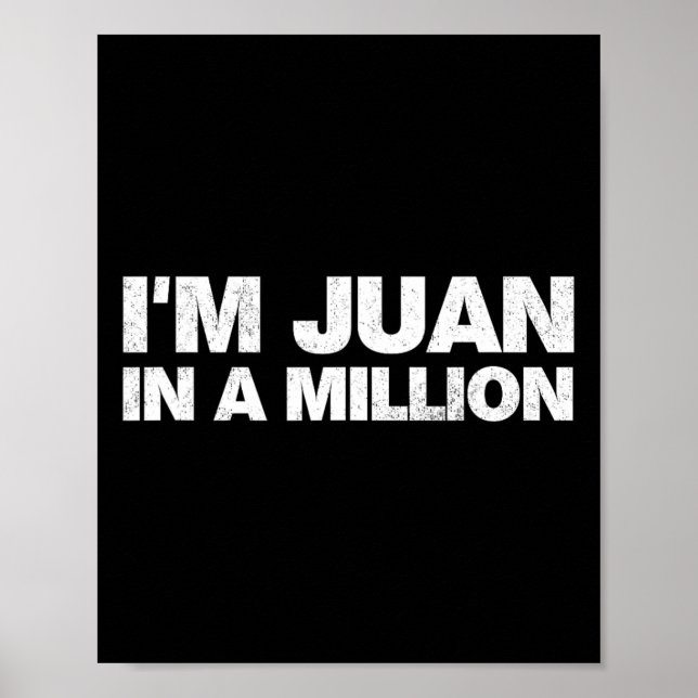 Póster Soy Juan en el Cinco de Mayo (Frente)