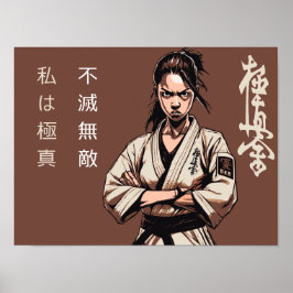 Póster Soy Kyokushin, inquebrantable, imparable