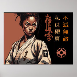 Póster Soy Kyokushin - Inquebrantable, imparable, Karate