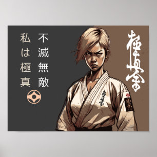 Póster Soy Kyokushin, Irrompible, Imparable