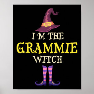 Póster Soy la bruja Grammie Witch Costume Halloween Gramm