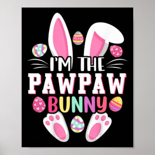 Póster Soy La Camiseta De Bunny Pawpaw Divertida Familia