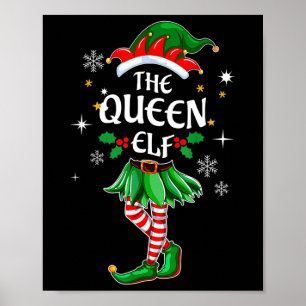 Póster Soy la camiseta del disfraz de Navidad de la reina