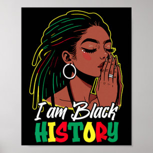 Póster Soy la chica loc'd del Mes de la Historia Negra Mu