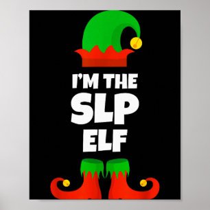 Póster Soy La Familia Elfa Slp Pijama Discurso De Navidad