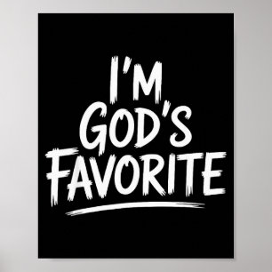 Póster Soy la iglesia religiosa cristiana favorita de Dio