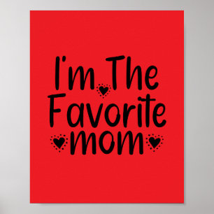 Póster Soy la mamá favorita