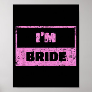 Póster Soy La Novia - Cita Divertida De Boda Nupcial