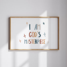 Póster Soy la obra maestra de Dios