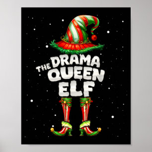 Póster Soy La Reina del Drama Elfo Familia Grupo Coincide
