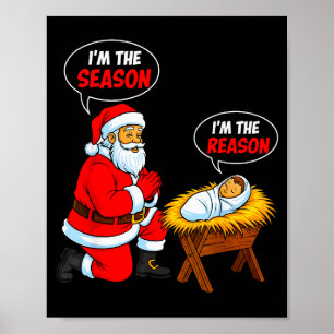 Póster Soy La Temporada Santa Soy La Razón Jesús Divertid