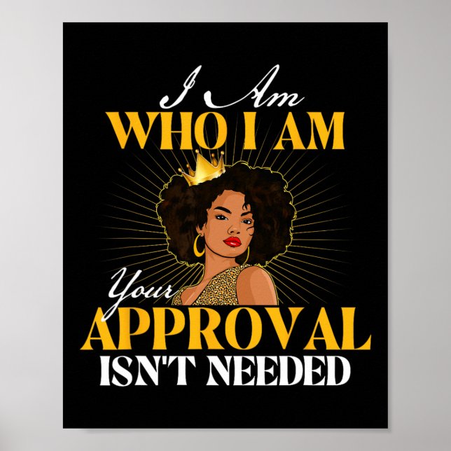 Póster Soy Lo Que Soy - La Raíz Africana Del Día Del Mlk (Frente)