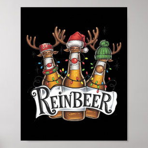 Póster Soy mamá Uni-adultos Navidades graciosos renos Che