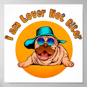 Póster Soy más amante que amargo