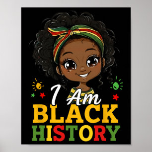 Póster Soy Mes de la Historia Negra Afroamericano Negro G