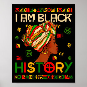 Póster Soy Mes de la Historia Negra Afroamericano Para Mu