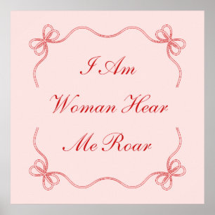 Póster Soy Mujer Aquí Me Roto