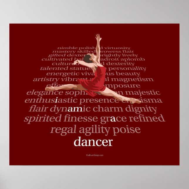 Póster Soy Poster De Bailarina (Frente)