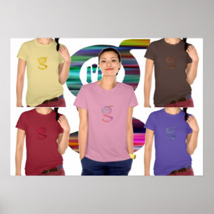 Póster Soy Poster de Camisetas con logotipo G