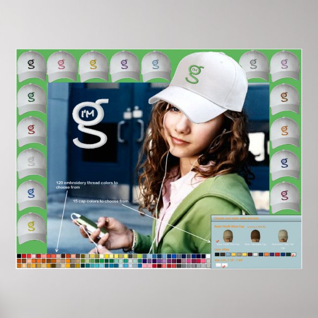 Póster Soy Poster de G Caps de I'm G Clothing (Frente)