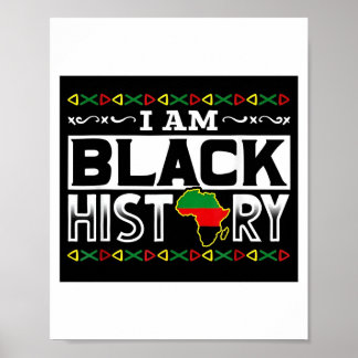 Póster Soy Poster de Historia Negra Bhm