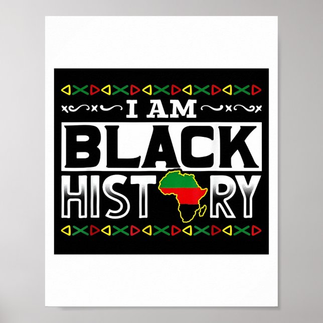 Póster Soy Poster de Historia Negra Bhm (Frente)