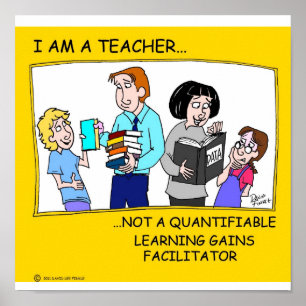 Póster Soy poster de profesores