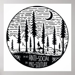 Póster Soy pro soledad