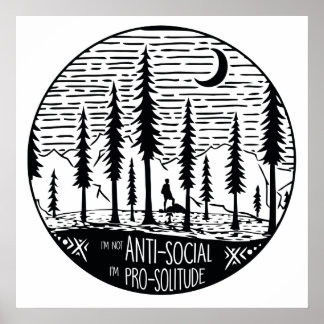 Póster Soy pro soledad