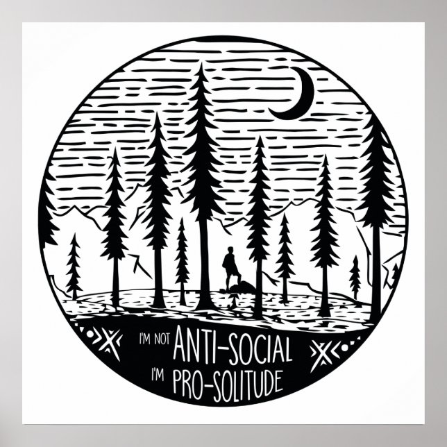 Póster Soy pro soledad (Frente)