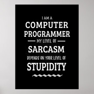 Póster Soy Programador De Computadoras