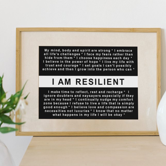 Póster SOY RESILIENTE Poster a inspirarte y motivarte (Subido por el creador)