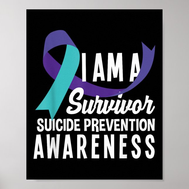Póster Soy Sobreviviente De La Conciencia De Prevención D (Frente)