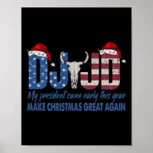 Póster Soy solo un chico malo gracioso Meme Trump Dance 2