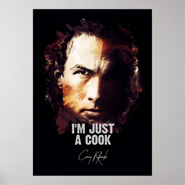 Póster Soy solo un cocinero Casey Ryback bajo SIEG (Frente)