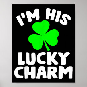 Póster Soy su amuleto de la suerte Día de San Patricio di