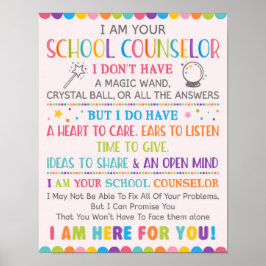 Póster Soy Su Consejero Escolar